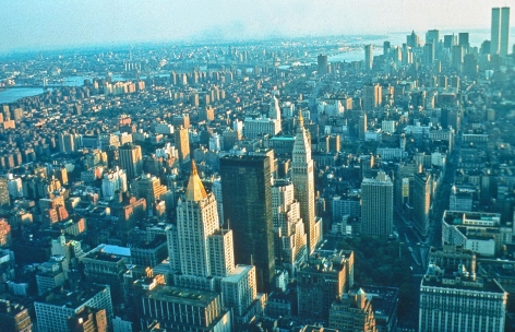 New York City mit World Trade Center 1973